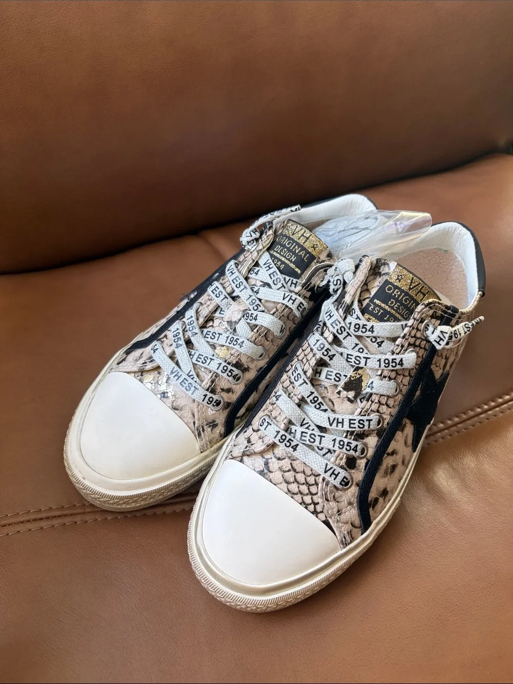 vintage havana alive sneaker in snake